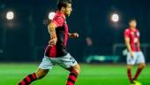 Diego Gámiz avanza con el balón durante un partido con el Lincoln Reds Imps.