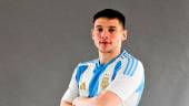 Power Raggiatil, con la camiseta de la selección argentina.
