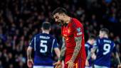 Joselu se lamenta tras fallar una ocasión. / Twitter Sefutbol.