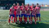 Once inicial del Atlético Porcuna frente al Huétor Vega. / Atlético Porcuna.