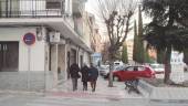 ZONA CONCURRIDA. Exterior del estanco en el que se perpetró la sustracción.