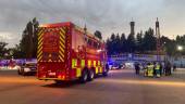 El puesto de mando de la intervención en el incendio de Tres Cantos. / Emergencias 112 Comunidad de Madrid. 