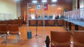 Sala de vistas de la Audiencia de Jaén donde se celebró el juicio.