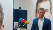 Julio Millán, este martes, en la sede local del PSOE de Jaén. / Diario JAÉN.