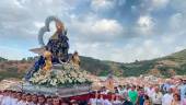 La Virgen del Collado en su tradicional procesión el pasado mes de junio. / Juanfran Paredes / Diario JAÉN. 