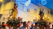 Un momento de la procesión en Higuera de la Calatrava. / Pablo Espinosa / Diario JAÉN. 