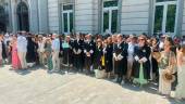 La presencia jiennense fue muy visible en la concentración ante el Palacio de las Salesas, sede del Tribunal Supremo, en Madrid.