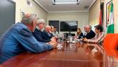 Última reunión de la Plataforma de la Unidad de Gestión Vecinal con los delegados de la Junta de Andalucía.