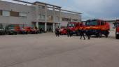 VIGILANCIA. Agentes de la Unidad Militar de Emergencias se en la base de Torrejón de Ardoz, en Madrid, antes de iniciar su despliegue en las zonas de mayor riesgo de propagación.