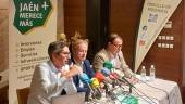 Juan Manuel Camacho, Javier Marín y Manuel Carlos Vallejo, este miércoles, en la rueda de prensa. / Diario JAÉN.