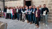 gran cita. Foto de familia en El Pósito de Linares, durante el pasado mes de febrero, cuando se celebró la selección de aceites y mejores envases. 