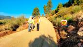 Visita a las obras en el camino rural Hoya del Lirio, en Siles. / Junta de Andalucía.