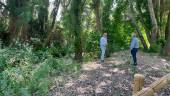 Francisco Lechuga, en una visita a Los Cañones, en Jaén. / Ayuntamiento de Jaén. 