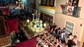 El Cristo de la Salud, en su regreso a la ermita. / Elisabeth Ruiz / Diario JAÉN. 