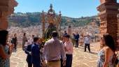 Uno de los momentos de la procesión en Santisteban del Puerto. / Juanfran Paredes / Diario JAÉN. 