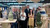 Representantes de la artesanía jiennense en la feria Maison & Objet París.