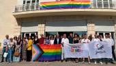 Acto institucional por el día del Orgullo LGTBI en la sede de la subdelegación de Gobierno en Jaén. 