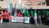 Manifestación en el Complejo Hospitalario de Jaén.