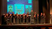 Actuación de Cantoría de Jaén anoche en el Teatro Darymelia, una cita enmarcada en el 26 Festival de Otoño de Jaén. / Ayuntamiento de Jaén.