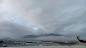 El Cerro de Santa Catalina con la silueta del Castillo coronando, este jueves. / Fotografía y vídeo Diario JAÉN.