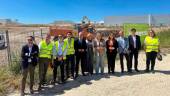 Visita al inicio de las obras de construcción de la lavandería provincial.