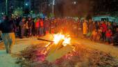 Celebración con lumbres en Jaén de la fiesta de San Antón, 18 de enero de 2025. Archivo. / Ayuntamiento de Jaén.