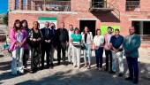 Colocación de la primera piedra de la residencia para personas mayores de Jódar. / Junta de Andalucía.