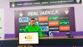 Manuel Herrero, en la rueda de prensa previa al partido contra el Huétor Tájar.