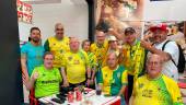Aficionados del Jaén Paraíso Interior, antes del partido. 