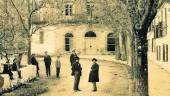 El parque de Jabalcuz en una fotografía en la primera mitad del siglo XX. 