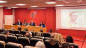 Rafael Alarcón, Francisco Reyes, Nicolás Ruiz y Marta Torres, en la inauguración del seminario. / Ana Isabel Bravo / Diario JAÉN.