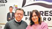 LINARES PRIMERO. Juan Fernández y Juana Cruz, en la sede. 