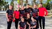 Participantes del G.E.V. en el Campeonato de Andalucía y Open Nacional de Travesía en Cuevas.
