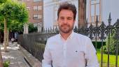 Juan Francisco Serrano, en las inmediaciones de la Diputación de Jaén. 