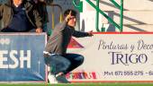 Alfonso Soto hace instrucciones desde la banda en un partido con el Ciudad de Torredonimeno. / Ciudad de Torredonimeno.