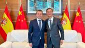 El alcalde de Jaén, Julio Millán, y el embajador de China en España, Yao Jing. / Ayuntamiento de Jaén. 