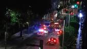 Colisión entre un coche y una motocicleta en la Avenida de Madrid. 