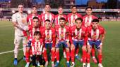 Alineación inicial del UDC Torredonjimeno frente a El Palo. / UDC Torredonjimeno.