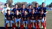 Alineación inicial del UDC Torredonjimeno frente a la UD San Pedro. / UDC Torredonjimeno.