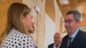 Sara Aagesen con Juanma Camacho. 
