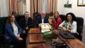 ENCUENTRO. Reyes Chamorro, Manuel Bonilla, José Francisco Lendínez, Esther Ortega y Isabel Azañón. 