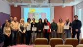 Premios a Mejores Proyectos de Fomento de la Cultura Emprendedora, premios por la 1ª Fase del programa Inside UJA y los reconocimientos al profesorado de dicho programa. / Universidad de Jaén.