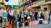 CENTRO. Presentación de la iniciativa en la calle Bernabé Soriano con empresas participantes y colaboradores.