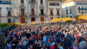Cientos de personas celebran la Nochevieja infantil en la Plaza de Santa María, en 2024. Archivo. / Ayuntamiento de Jaén.