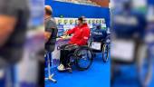 Carlos Linares, en el pasado Campeonato de Europa de tiro paralímpico. Federación Española