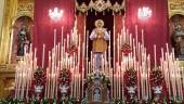 COFRADÍA. Altar de cultos al patrón de Martos San Amador durante la celebración del año pasado.