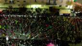 Carrera Urbana Internacional Noche de San Antón 2026, a su paso por la calle Virgen de la Cabeza, a vista de dron. / Diario JAÉN.