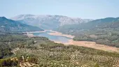 Estado del pantano del Tranco, a 28 de junio.