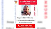 Cartel de la Asociación SOS Desaparecidos.
