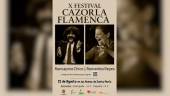 Cartel anunciador del X Festival Cazorla Flamenca.